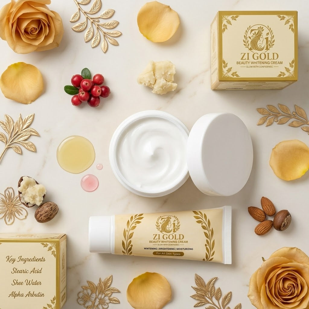 ZI GOLD Beauty Whitening Cream – Brightening, Moisturizing & Nourishing Face Cream